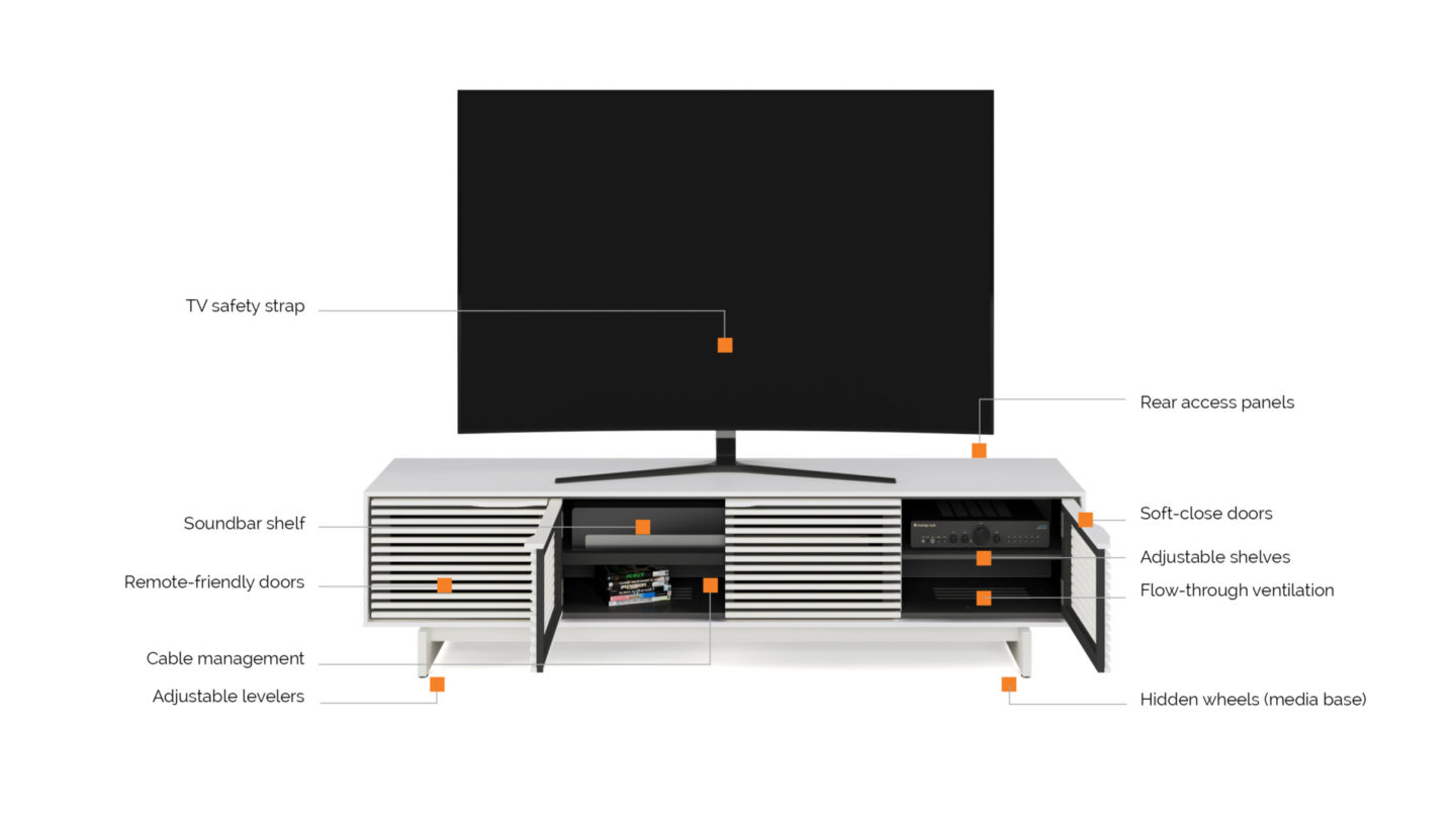 align 7473 media cabinet BDI performance features